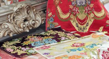 traje de fallera, indumentaria valenciana, espolín amparo gómez